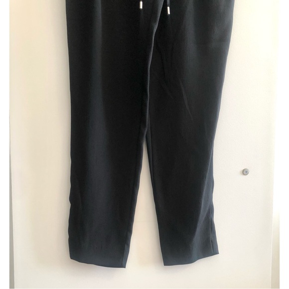 Zara Drawstring Basic Collection Black Pants - Picture 9 of 10